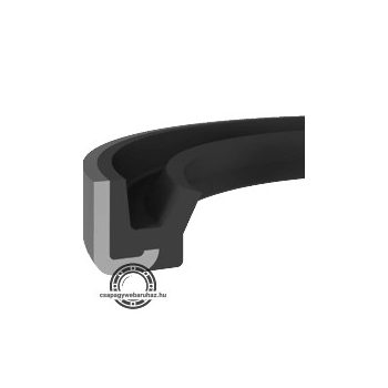 100X115X4 WPB beüthető fémházas NBR porlehúzó