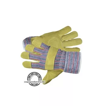   kesztyű munkához TERN, FF HS-01-004, 10', sárga; marhabőr