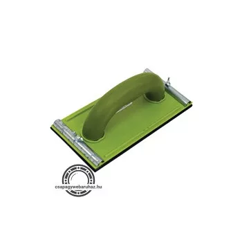 kézi csiszoló; műanyag, 10,5×21,5cm