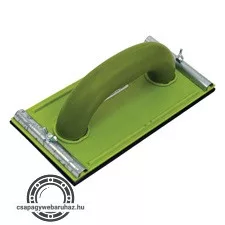 kézi csiszoló; műanyag, 10,5×21,5cm