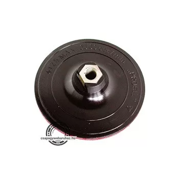 gumitányér sarokcsiszolóhoz; 125mm, tépőzáras