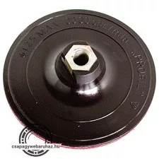 gumitányér sarokcsiszolóhoz; 125mm, tépőzáras