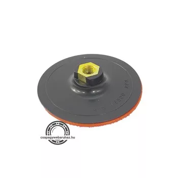   gumitányér sarokcsiszolóhoz; 115mm, tépőzáras, max. ford.:12.500 1/min