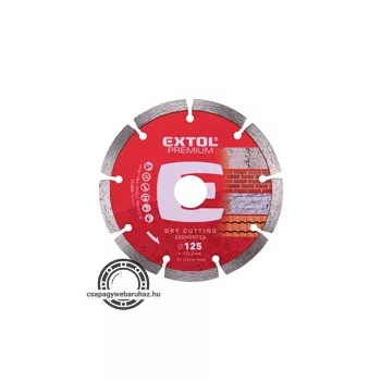 gyémántvágó szegmenses; 115×22,2mm, max.13.300 f/min