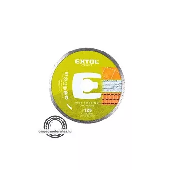   gyémántvágó csempevágáshoz (sima), vizes vágásra; 230×2,5×22,2mm, max.6.600 ford/perc