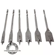 központmaró fához; 6db, 10-12-16-18-20-25mm, műanyag tartóban