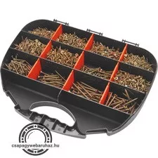 forgácslapcsavar klt., 2000 db; 12 méret 3,0×16 mm -- 5,0×60 mm között