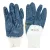 kesztyű 10-es méret HARRIER, olajálló, kék; mártott, nitril