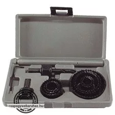 körkivágó klt. fához (műanyag dobozban) ; 11db, mélység: 25mm, 20-65mm