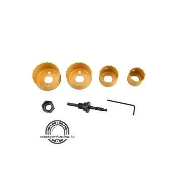 körkivágó klt. 4db, 32-54mm, HSS/Bi-metal