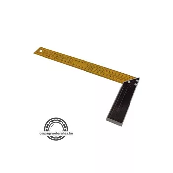   asztalos derékszög; 300×130mm, (festett alumínium) mm beosztással