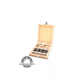   fafúró klt. 4db, süllyesztővel (konfirmátor csavar előfúró) 3-4-5-6mm, hossz 76-94mm, fa dobozban