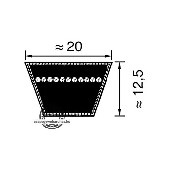 20X900 LI OPTIBELT ékszíj