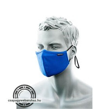 maszk, kétrétegű antimikrobiális orrnyereg borítással, 25db, royal kék