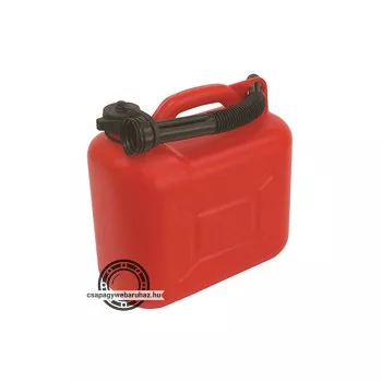 benzines kanna, 10 literes  műanyag kiöntővel