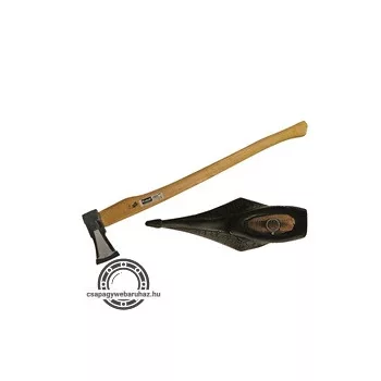 hasító fejsze, ékes, fanyelű; 2000g, 80cm