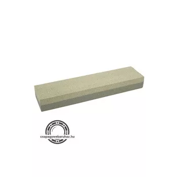 fenőkő 200×50×25mm; kétoldalas: durvább-finomabb