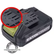 tartalék akku 12V Li-ion, ÚJABB TÍPUSÚ 402400 töltőhöz; 3 SARU, 1300mAh, töltési idő: 4,5 óra