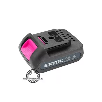   tartalék akku 12V Li-ion, 402403 géphez; 2000mAh, Extol Lady
