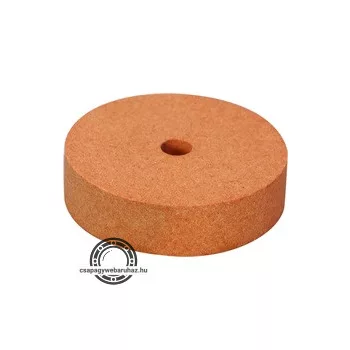   köszörűkő, 75×20mm, tengely átmérő:10mm; 120-os szemcse, Alu-oxid, a 410112 köszörűgéphez