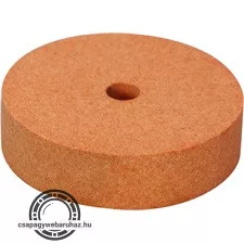 köszörűkő, 75×20mm, tengely átmérő:10mm; 120-os szemcse, Alu-oxid, a 410112 köszörűgéphez
