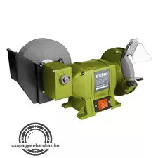 kettős köszörűgép 250W, vizes/száraz; 200mm×20×40/150×12,7×20mm, 134/2950 ford/perc, 8,5kg