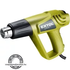 hőlégfúvó, 2000W két fokozatú, 1000W/2000W; 350/550°C, 300/500 L/perc