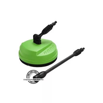   forgó fúvókás tisztitófej + hosszabító toldat klt. 2 db; a 413103 és 8895200 magasnyomású mosókhoz, fej átmérő: 25cm