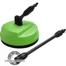 forgó fúvókás tisztitófej + hosszabító toldat klt. 2 db; a 413103 és 8895200 magasnyomású mosókhoz, fej átmérő: 25cm