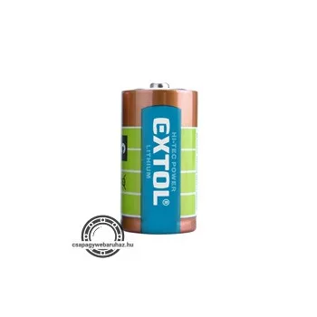 elem 1 db, Li-ion, 3V, méret: CR123A; 1600mAh, bliszteren