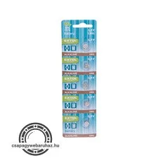 gombelem klt. 5 db, alkáli, 1,5V, méret: (LR41); hosszú étettartam, bliszteren