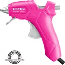 melegragasztó pisztoly, 25 W, stift átmérő: 7,2 mm, Extol Lady, bliszteren