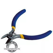 oldalcsípő fogó mini, dupla műanyag nyéllel  ; 130mm