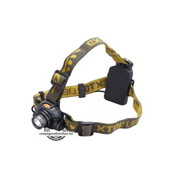   LED fejlámpa, 3 W, CREE XPE, 120 Lumen; IR szenzor, cseppálló, 3 funkció (teljes/fél fényerő, villogás), elem nélkül