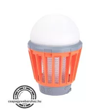 LED kemping lámpa UV szúnyogfogóval, max. 180 lm