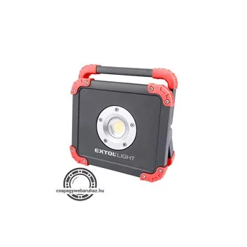   hordozható LED lámpa, 20 W, COB LED; 2000 Lm, újratölthető Li-ion akkus, 6600 mAh, IP54