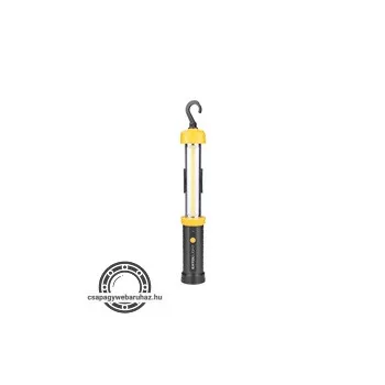   LED munkalámpa, COB LED; 350 Lm, újratölthető Li-ion akkus, 2000 mAh