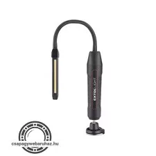 LED munkalámpa, USB tölthető; 500 Lm, cserélhető Li-ion akku, 2500 mAh, flexibilis szár