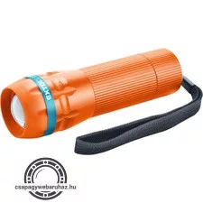 LED lámpa, CREE XPE, 60Lm, 1 funkció; (teljes fényerő), műanyag ház, elem nélkül