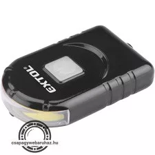 LED lámpa siltes (sildes/simléderes) sapkához, csiptetővel, 160 Lumen; tölthető Li-ion akku, 3 funkció