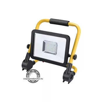   LED lámpa, hordozható reflektor, 30W; 3200 Lm, IP65, 230V/50Hz, 1,6kg