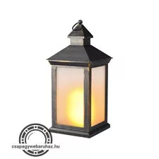 LED lámpa, dekorációs, láng hatású, sárga fényű, elem nélkül