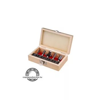 felsőmaró klt.  5 db-os (fadobozban) ; 8mm-es befogással