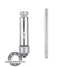 menetfúró hajtóvas, racsnis; M5 - M12