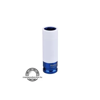   gépi (impakt) dugófej 1/2", 17 mm; vékonyfalú, ALU felnihez FORTUM