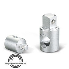 adapter hosszabbító szárhoz, 61CrV5; külső befogás: 1/4", 3/8" belső lyukkal FORTUM