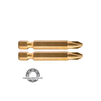   behajtóhegy PH, 2 db, S2 acél, Titanium bevonat; PH 1×50mm, bliszteren