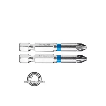 behajtóhegy PZ, 2 db, S2 acél; PZ 2×50mm, bliszteren