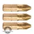 behajtóhegy PZ, 3 db, S2 acél, Titanium bevonat; PZ 2×25mm, bliszteren