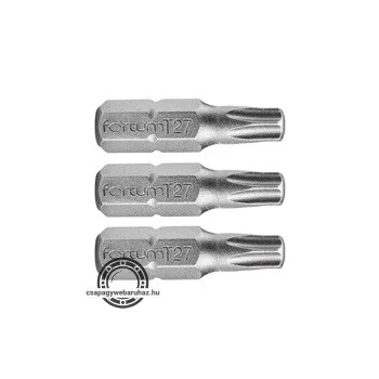 behajtóhegy TORX, 3 db, S2 acél; T 45×25mm, bliszteren